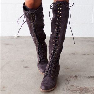 Amazing knee high boots.